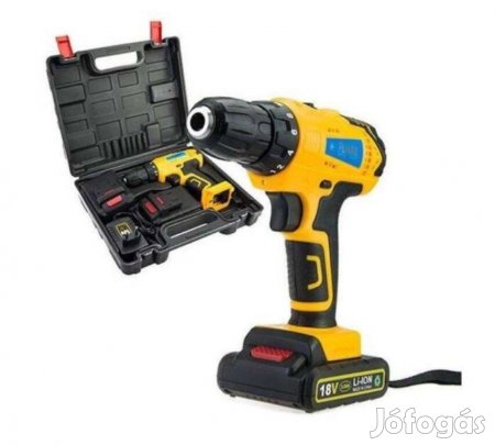 Flinke dupla lítium akkus fúró csavarbehajtó csavarozó 18V 25Nm