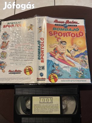 Flinstons bombajó sportoló mese vhs nagytok 