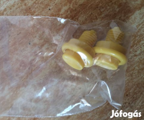 Flipper nyomógombok párban sárga Új