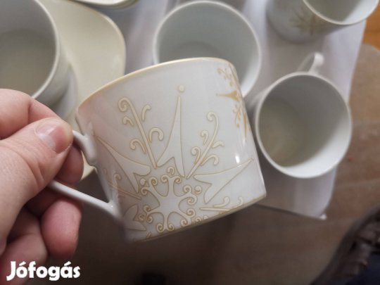 Flirt by R&B német Hatrészes porcelán teáscsésze / Kávéscsésze szett