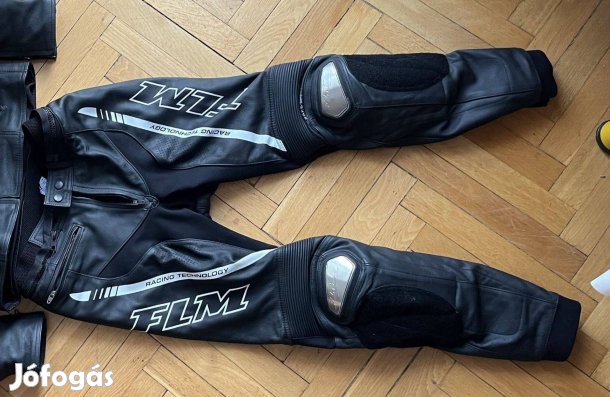Flm Racing Technology motoros bőrnadrág 48-as méret, CE protektor