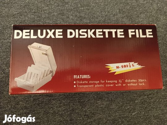Floppy tároló 3,5" lemezekhez Teljesen Új
