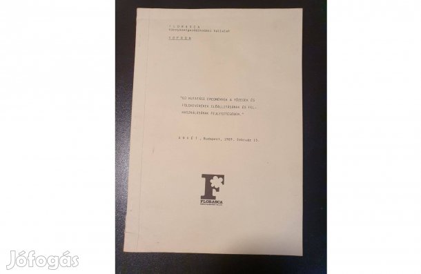 Floraszka kft, szimpoziumi anyag taljféleségek felhasználása