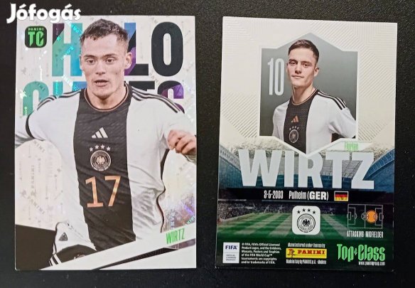 Florian Wirtz Németország Holo Giants focis kártya Top Class 2024