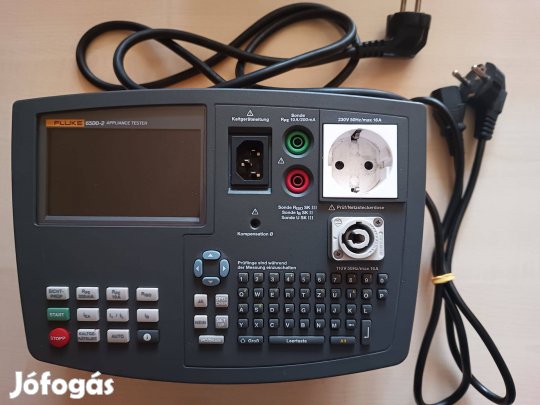 Fluke 6500-2 kalibrált, újszerű PAT tester, készülékvizsgáló (RPE 10A)