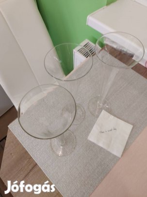 Flute tölcsér fuvola pezsgőspohár készlet