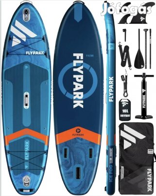 Flypark (USA) SUP deszka XL széles (gyári új) - 335x89x15cm (195+ kg)