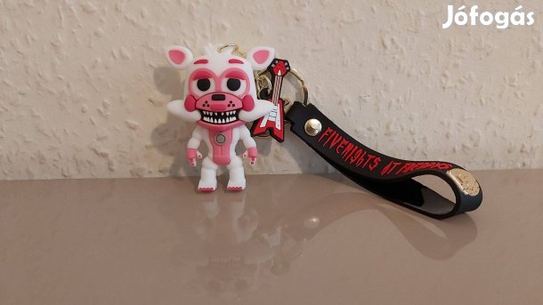 Fnaf Five Nights At Freddy's kulcstartó Foxy Funtime Új Készleten tásk