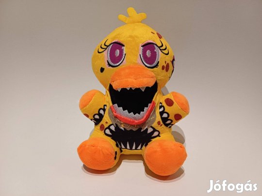 Fnaf Five Nights at Freddy's Freddy Chica 24cm plüss Új Készleten szám