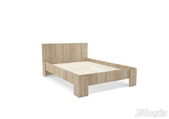 Fo-DM Fa ágykeret 140x200 cm sonoma