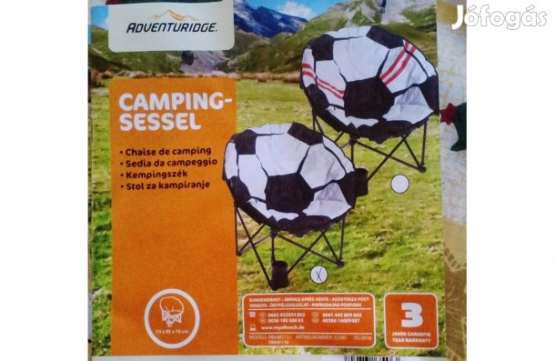 Foci Drukker Fotel,Kemping Szék Vastag párnázott Royalbeach erős szöve