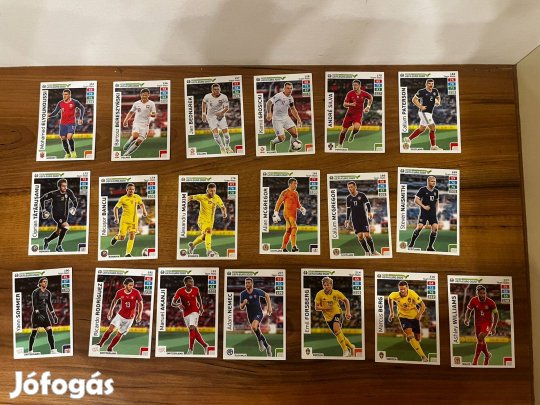 Foci kártya UEFA Euro 2020 19 db csomag focis album