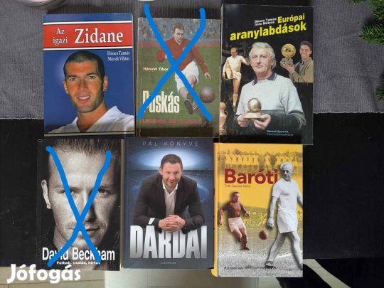 Foci témájú könyvek. Híres focisták, híres csapatok, híres csalások!