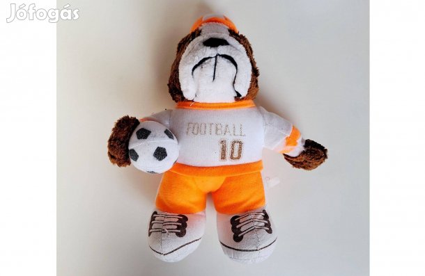 Focis, labdás plüss kutya, bulldog plüss