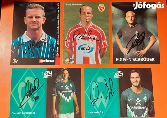 Focis autogram kártyák / Bundesliga
