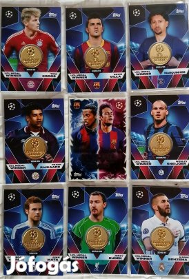 Focis kártya Match Attax 2026 teljes gyűjtemény darabra is.