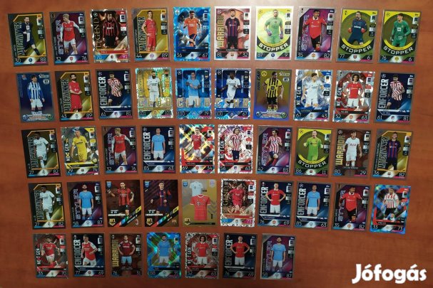 Focis kártyák 47 db Csillogós