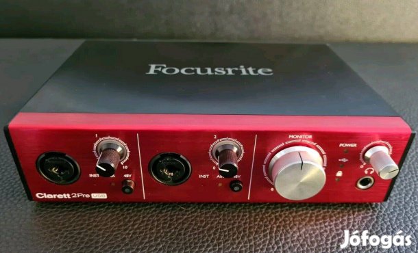 Focusrite Clarett 2Pre usb-c külső hangkártya audió interfész