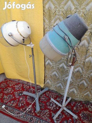 Fodrász hajszárító búrák, régiek, működnek, eredeti garancialevéllel