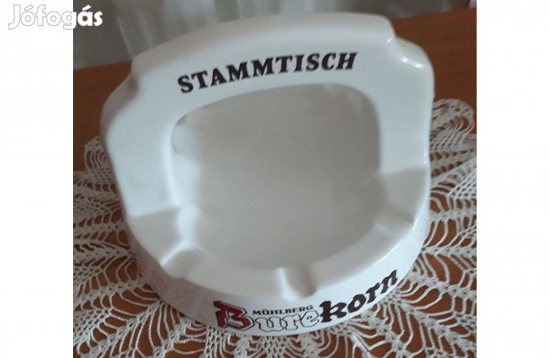 Fogantyús porcellán hamutál nagy méretben, hibátlan