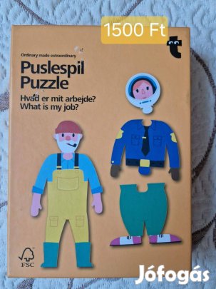 Foglalkozásokkal kapcsolatos gyerek kirakó - Puzzle - What is my job?