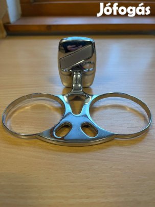 Fogmosópohár tartó, rozsdamentes krómozott, szerelési eszközökkel