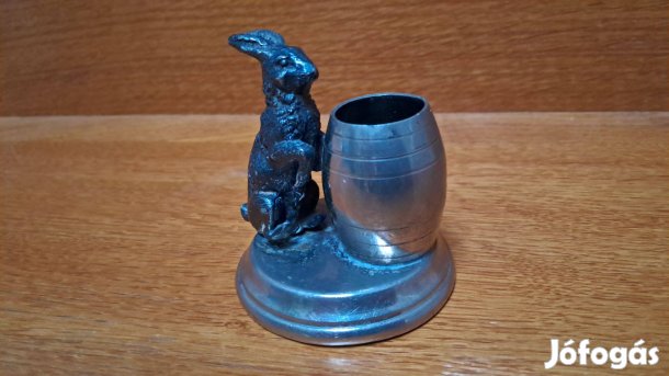 Fogvájó tartó, ezüstözött nyúl