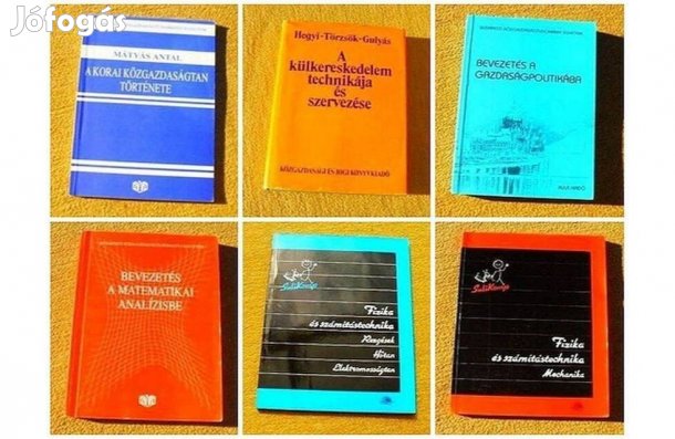 Főiskolai egyetemi tankönyvek - 15 kötet