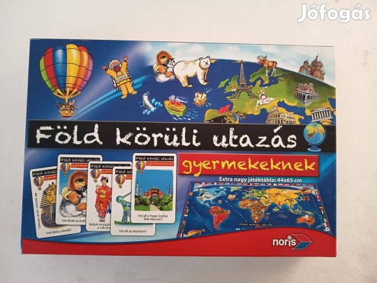 Föld körüli utazás gyermekeknek társasjáték eladó