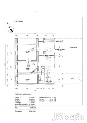 Földeáki szerkezetkészre felújított 2.sz. lakás