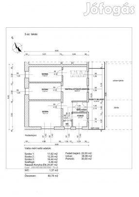 Földeáki szerkezetkészre felújított 3.sz lakás