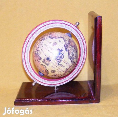 Földgömb könyvtámasz