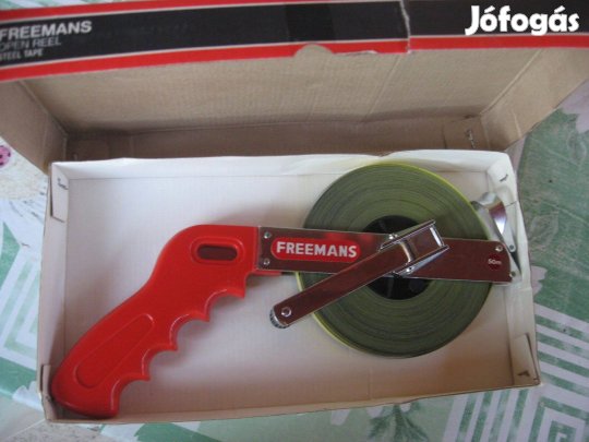 Földmérőszalag 30 m-es, fogantyúval, Spanyol, Profi