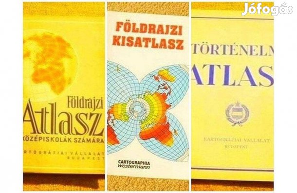Földrajzi atlasz - Földrajzi kisatlasz - Történelmi atlasz