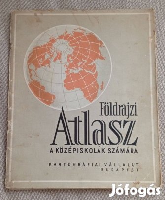 Földrajzi atlasz a középiskolák számára 1975-ös kiadás