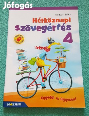Földvári Erika: Hétköznapi szövegértés 4. osztály könyv