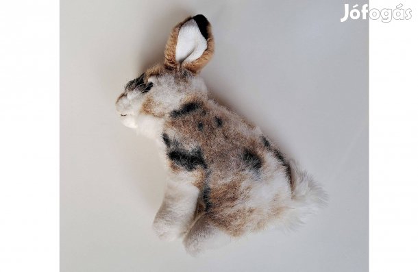 Foltos nyulas plüss, plüss nyuszi, nyúl