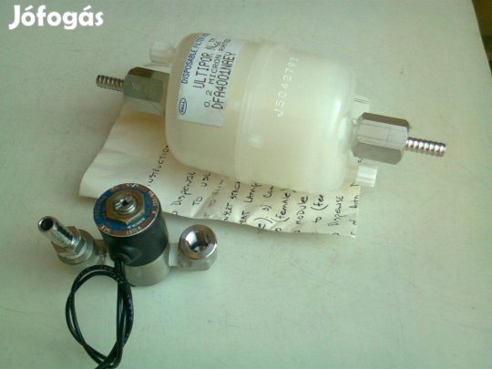 Folyadék mikrofilter és mágnesszelep