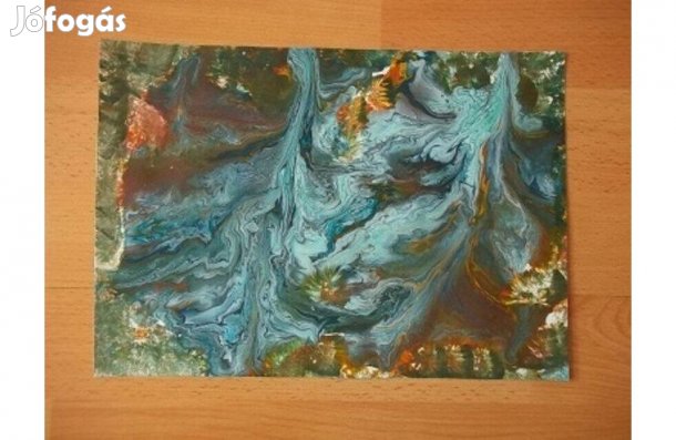 Folyatásos festmény