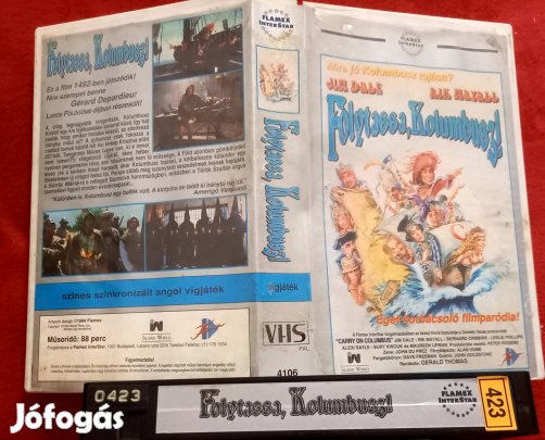 Folytassa, Kolombusz - vígjáték vhs- nagytok