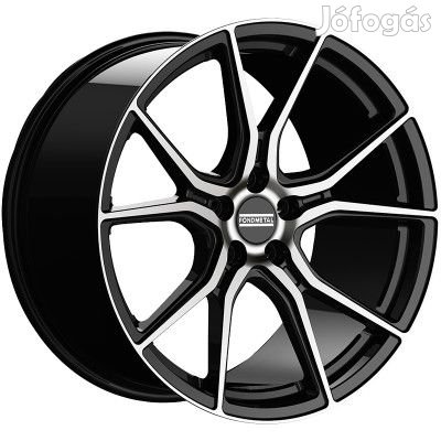 Fondmetal STC45 Fényes fekete Machined 10,5X20 5X112 ET45 CB75 |