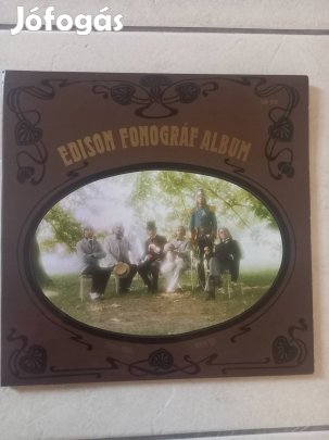 Fonográf Edison Fonográf Album bakelit lemez 