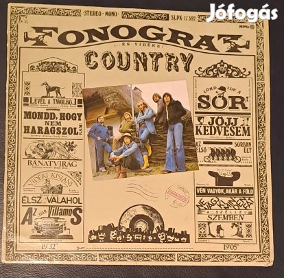 Fonográf : Country című bakelit lemeze