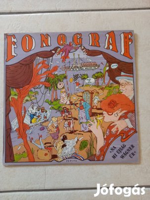 Fonográf bakelit lemez 