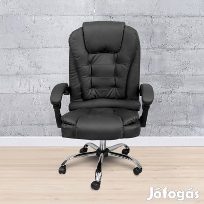 Főnöki irodai szék, forgószék fekete (JM-09-BLACK-6)