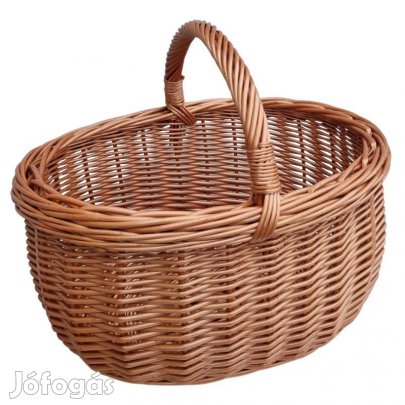 Fonott bevásárló vesszőkosár
