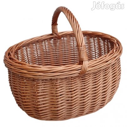 Fonott bevásárló vesszőkosár