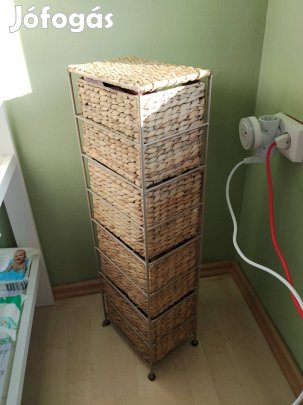 Fonott fiókos komód