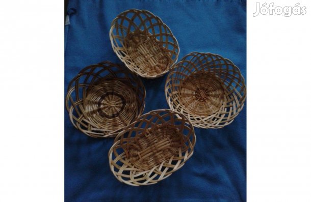 Fonott kenyérkosár, kerek és ovális kenyér kosár