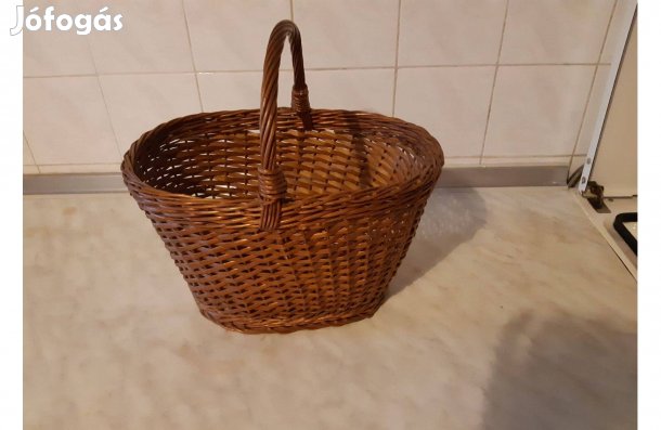 Fonott vesszőkosár Bevásárló kosár Tojásos kosár